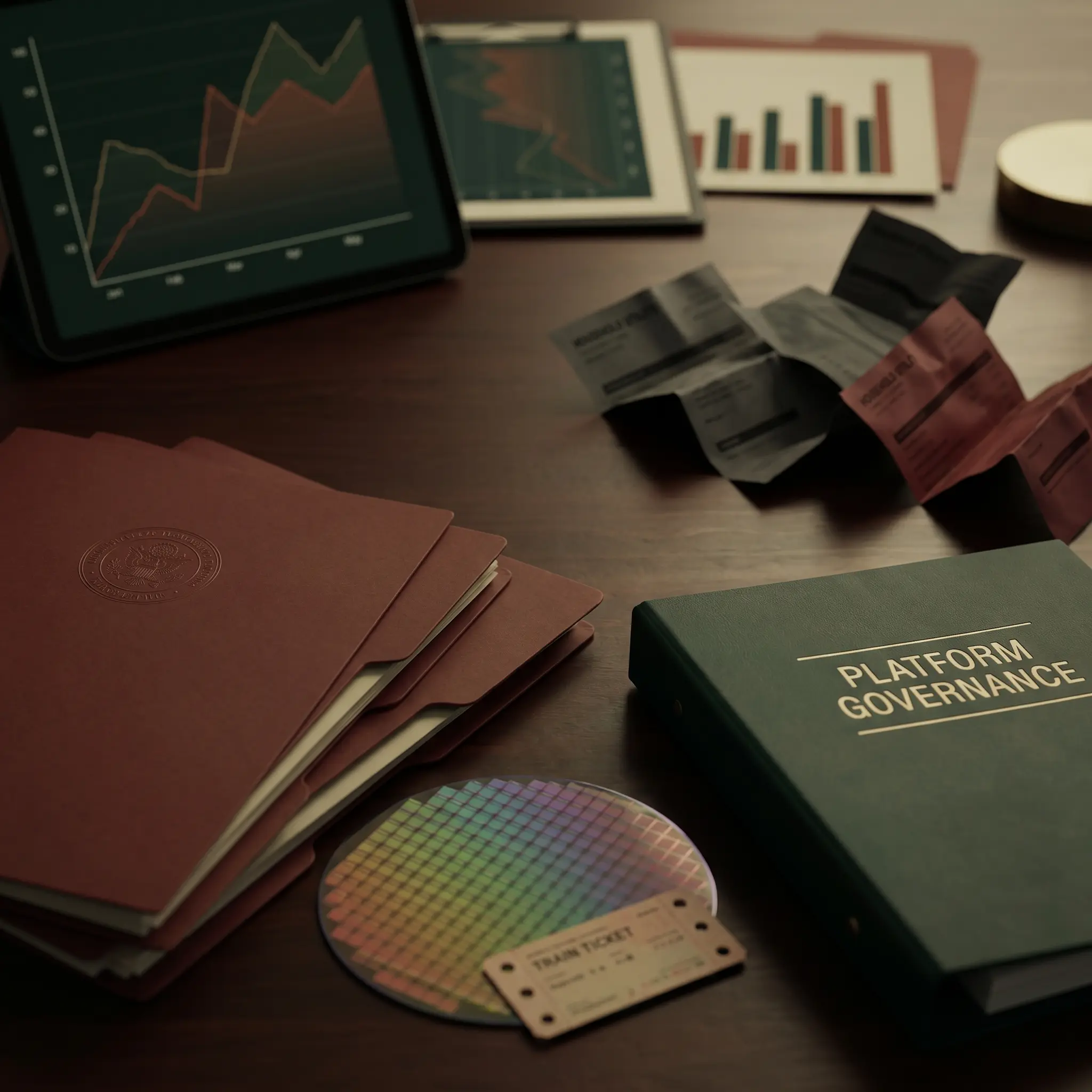 European technology and market documents arranged with policy charts